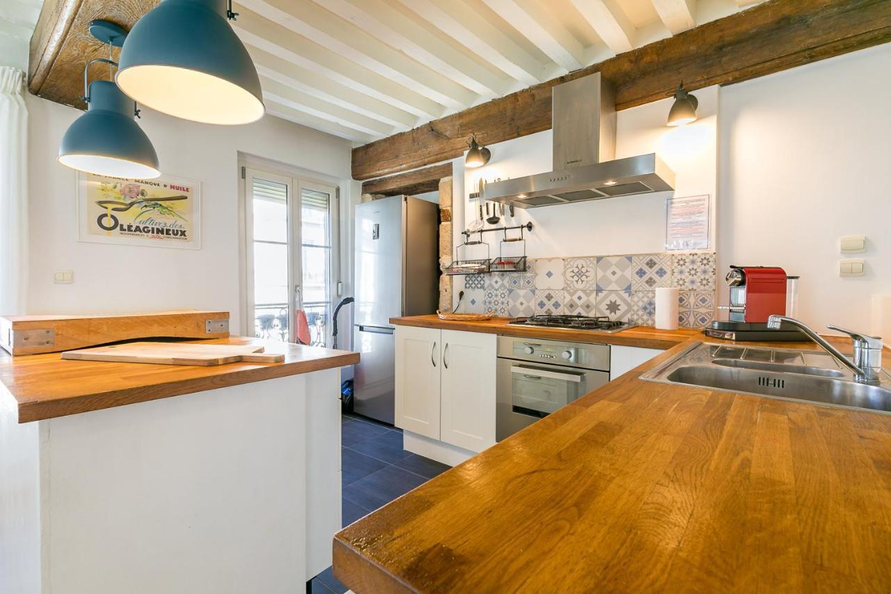 Le Rousseau Charme Et Authenticite- Srloc Apartment Dijon Luaran gambar