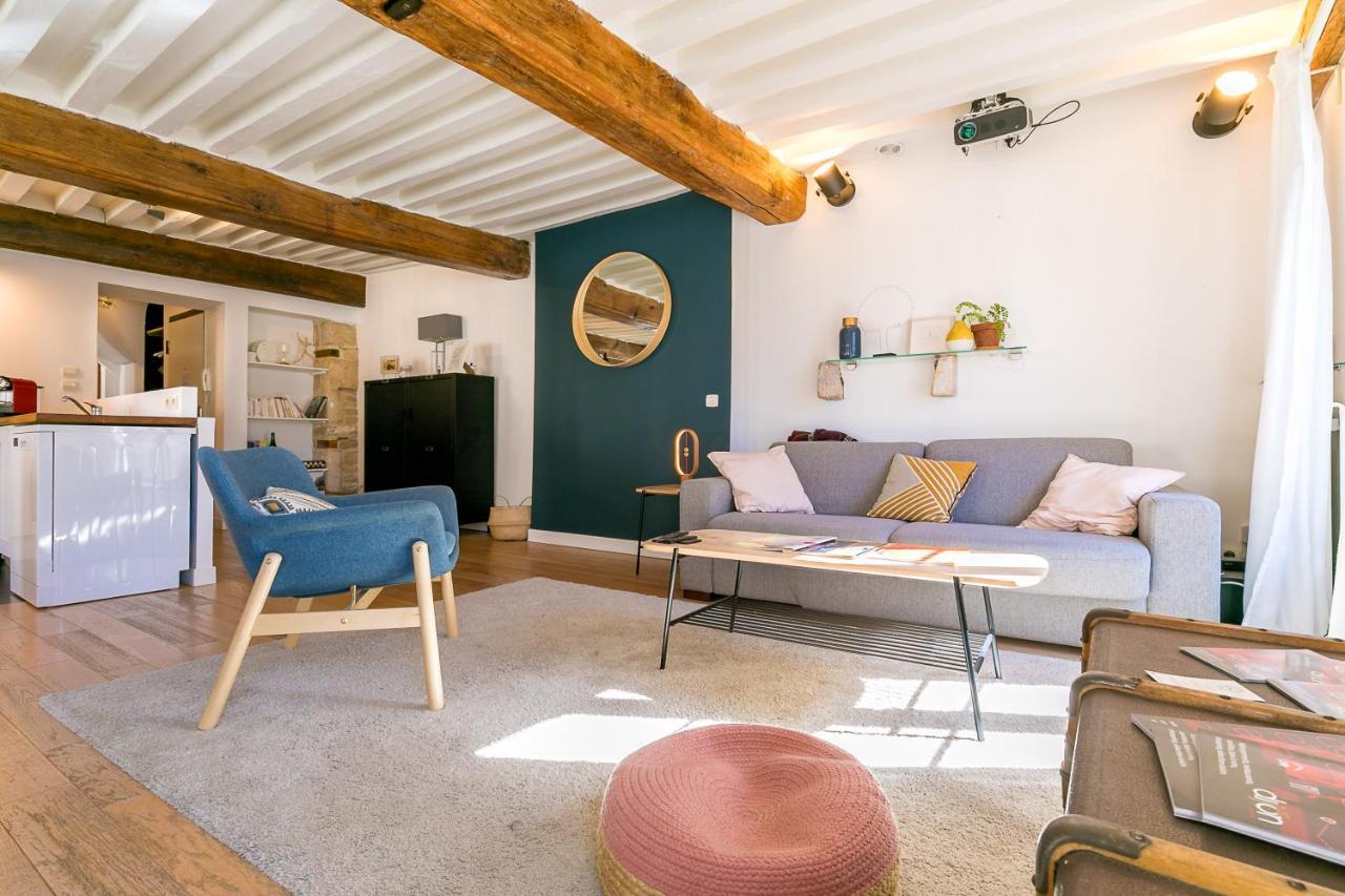 Le Rousseau Charme Et Authenticite- Srloc Apartment Dijon Luaran gambar